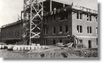 This is a picture of when the hospital was being built